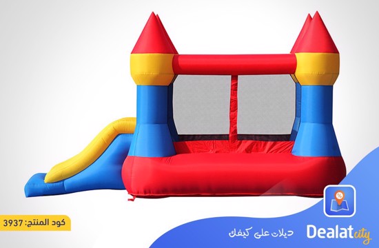 Happy Hop Bouncy Castle Bouncer with Slide 9017 - dealatcity store