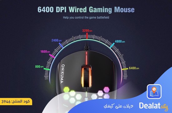 ONIKUMA CW903 Wired Gaming Mouse - dealatcity store