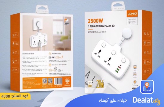 LDNIO SC2413 Power strip - dealatcity store