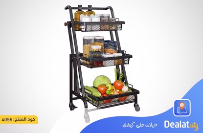  3 Tier Foldable Kitchen Cart - dealatcity store