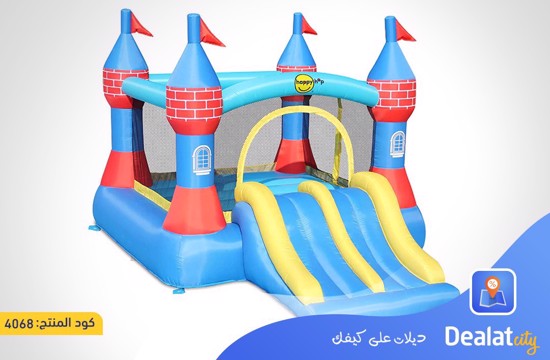 Happy Hop Castle Bouncer With Double Slide 9512 - dealatcity store