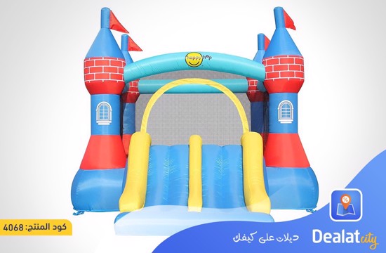 Happy Hop Castle Bouncer With Double Slide 9512 - dealatcity store