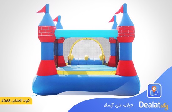 Happy Hop Castle Bouncer With Double Slide 9512 - dealatcity store