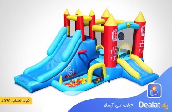 Happy Hop 9071R Bounce House 8 in 1 Jumping Castle - dealatcity store