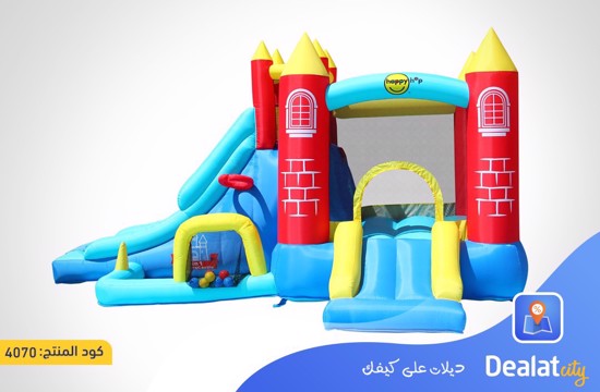 Happy Hop 9071R Bounce House 8 in 1 Jumping Castle - dealatcity store