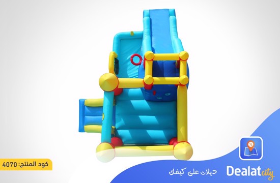 Happy Hop 9071R Bounce House 8 in 1 Jumping Castle - dealatcity store