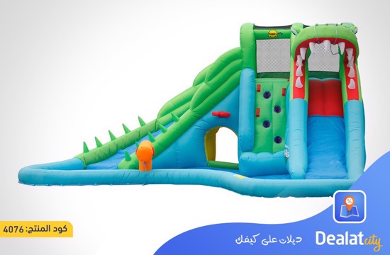 Happy Hop Crocodile Water Slide 9517 - dealatcity store