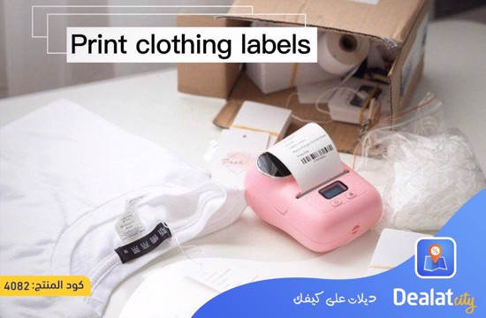 Label Printer- Portable Mini Bluetooth Thermal Label Maker - dealatcity store