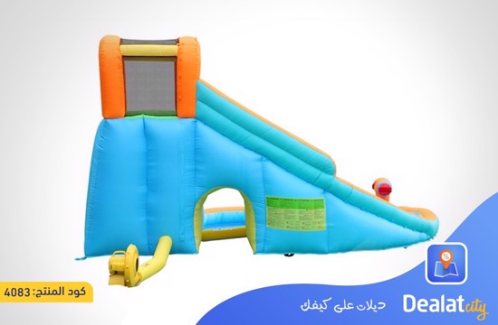 Happy Hop 9117N Water Slide With Pool and Cannon - dealatcity store