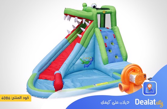 Happy Hop The Crocodile Pool 9240 Bounce House - dealatcity store