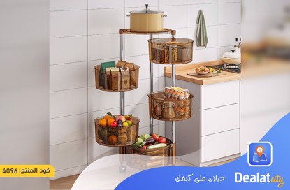 Kitchen Shelf Round Storage Rack - dealatcity store