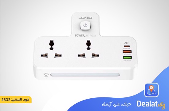 LDNIO 6 IN 1 POWER SOCKET - DealatCity Store	