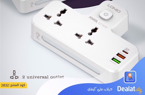 LDNIO 6 IN 1 POWER SOCKET - DealatCity Store	