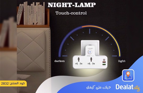 LDNIO 6 IN 1 POWER SOCKET - DealatCity Store	