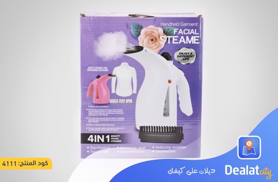 4-in-1 Handheld Facial & Garment Steamer  - dealatcity store