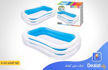 INTEX Rectangular Inflatable Pool - dealatcity store