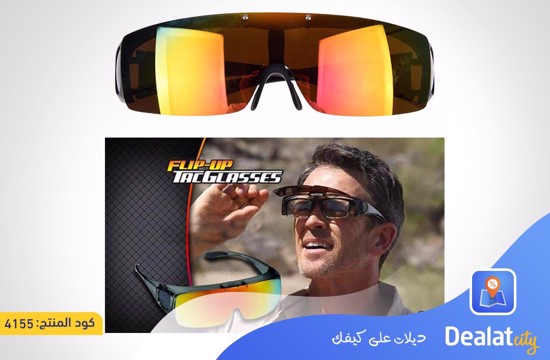 Flip-Up Tac Glasses - Flip Up Sunglasses - dealatcity store