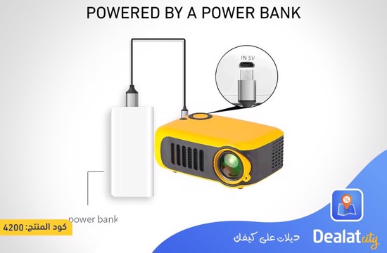 Mini Portable Projector 1080P - dealatcity store	