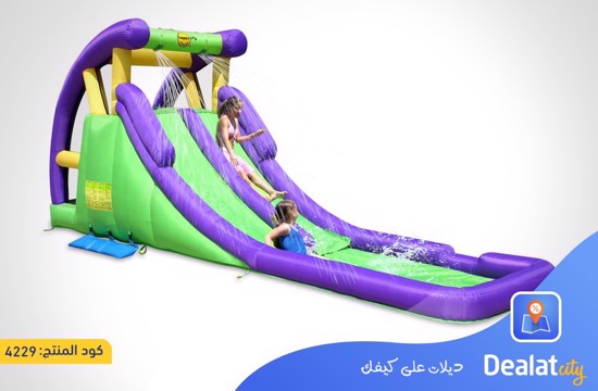 Happy Hop 9029 Double Water Slide-Double The Fun - dealatcity store