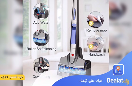 JASHEN M12 Cordless Rechargeable Electric Mop - dealatcity store