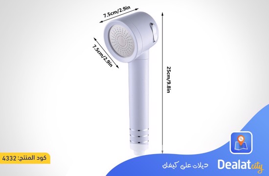 Portable 2-in-1 high-pressure water-saving shower head - dealatcity store