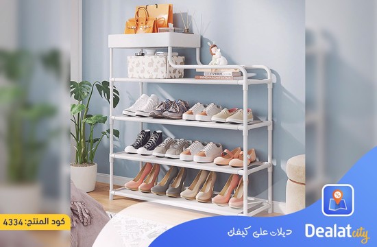 Space-saving, practical 5-tier shoe rack and organizer - dealatcity store