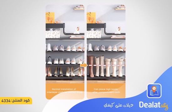 Space-saving, practical 5-tier shoe rack and organizer - dealatcity store