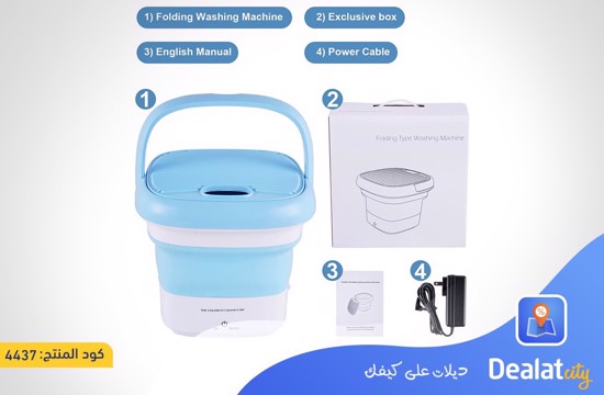 Mini Foldable Automatic Washing Machine - dealatcity store