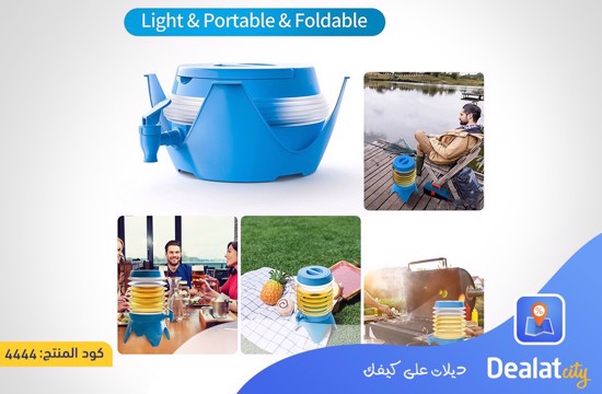 Collapsible plastic water container - dealatcity store