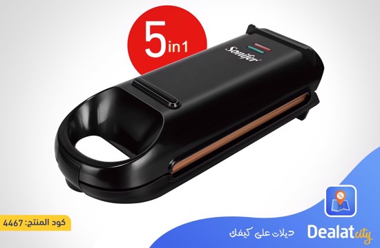 SONIFER Detachable 5 in 1 Sandwich Maker - dealatcity store