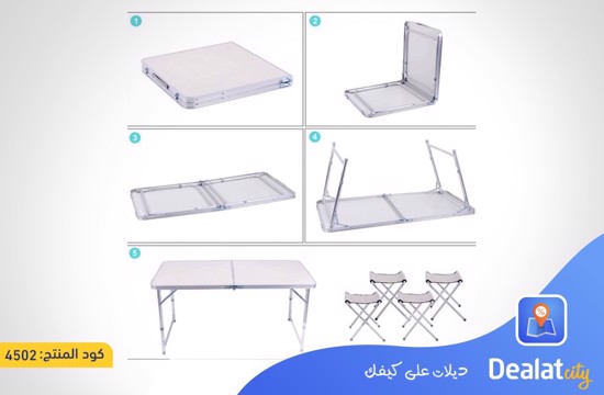 Table with 4 Chairs - dealatcity store