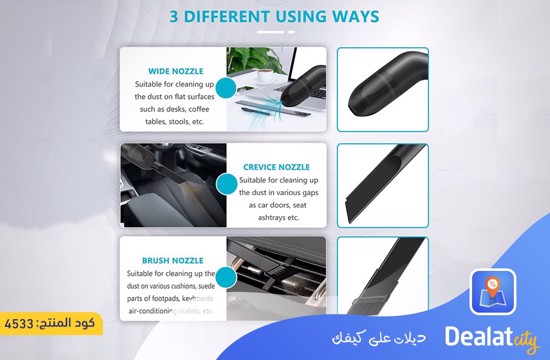 Yesido Portable Car Vacuum Cleaner - dealatcity store