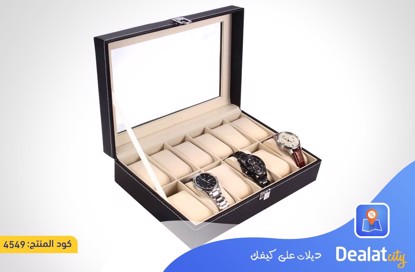 Leather Watch & Jewelry Organizer Box - dealatcity store