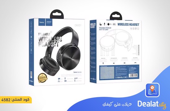 hoco "DW01" Foldable Wireless Headset - dealatcity store