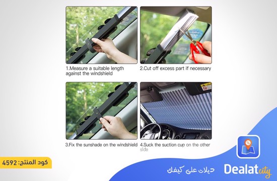 Universal Retractable Car Sun Shade - dealatcity store