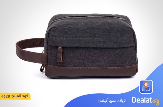 Leather Canvas Organizer Bag - dealatcity store