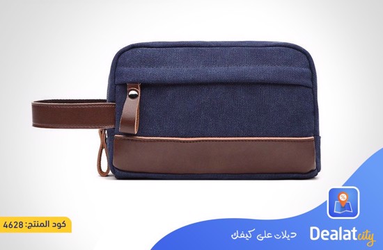 Leather Canvas Organizer Bag - dealatcity store