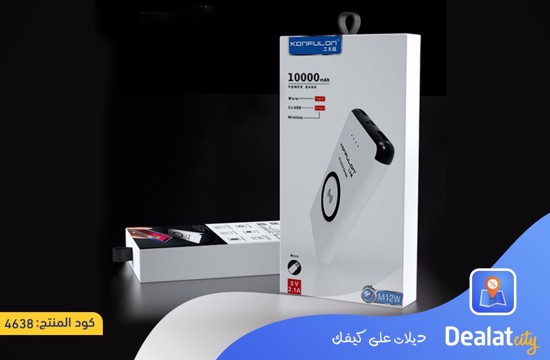 Konfulon M12W Wireless Powerbank - dealatcity store