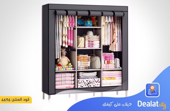 Large Portable Foldable Fabric Wardrobe - dealatcity store	