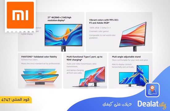 Xiaomi 4K Monitor 27 inch - dealatcity store