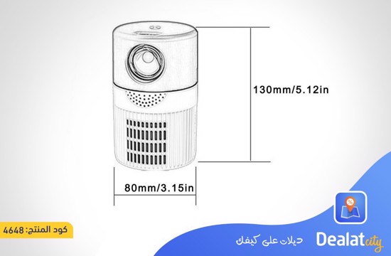 YT400 Portable LED Video Projector - dealatcity store	