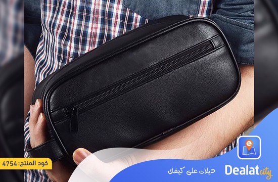 Leather Toiletry Organizer Bag - dealatcity store