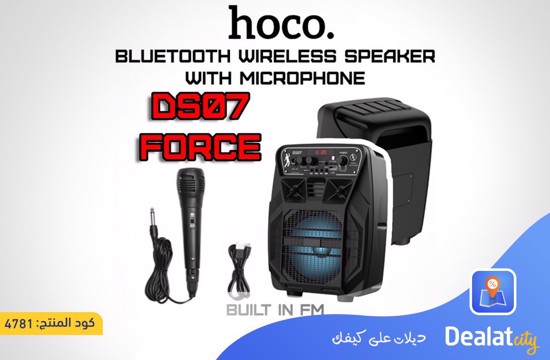 Hoco DS07 Force Wireless Portable Speaker - dealatcity store