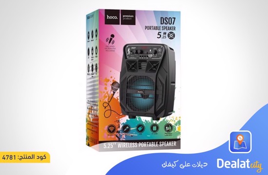 Hoco DS07 Force Wireless Portable Speaker - dealatcity store