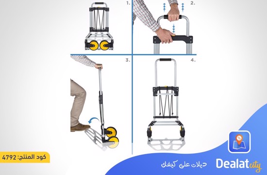 Folding Heavy Duty Luggage Trolley - dealatcity store