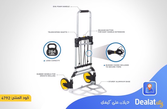 Folding Heavy Duty Luggage Trolley - dealatcity store