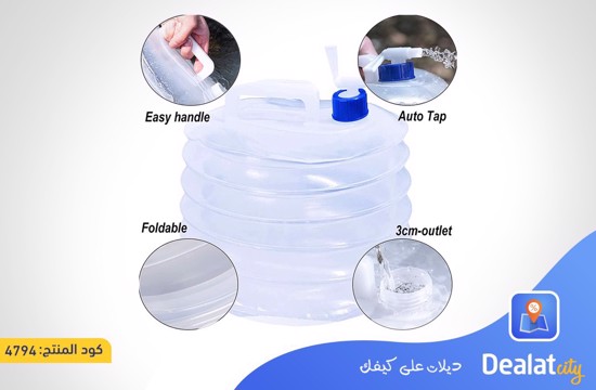 Collapsible Water Container with a Spout of 7 Liters - dealatcity store