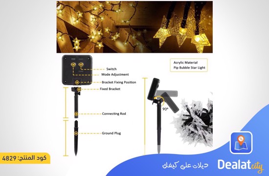 Solar Star String Lights - dealatcity store