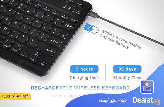 Wireless Bluetooth Keyboard - dealatcity store