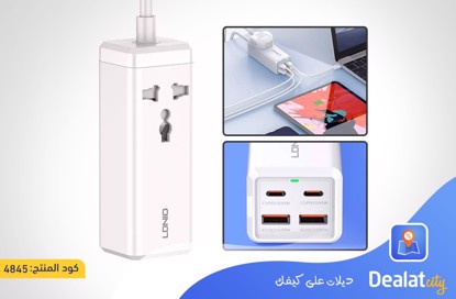 LDNIO HUB (SC1418) 2500W DESKTOP POWER STRIP - dealatcity store